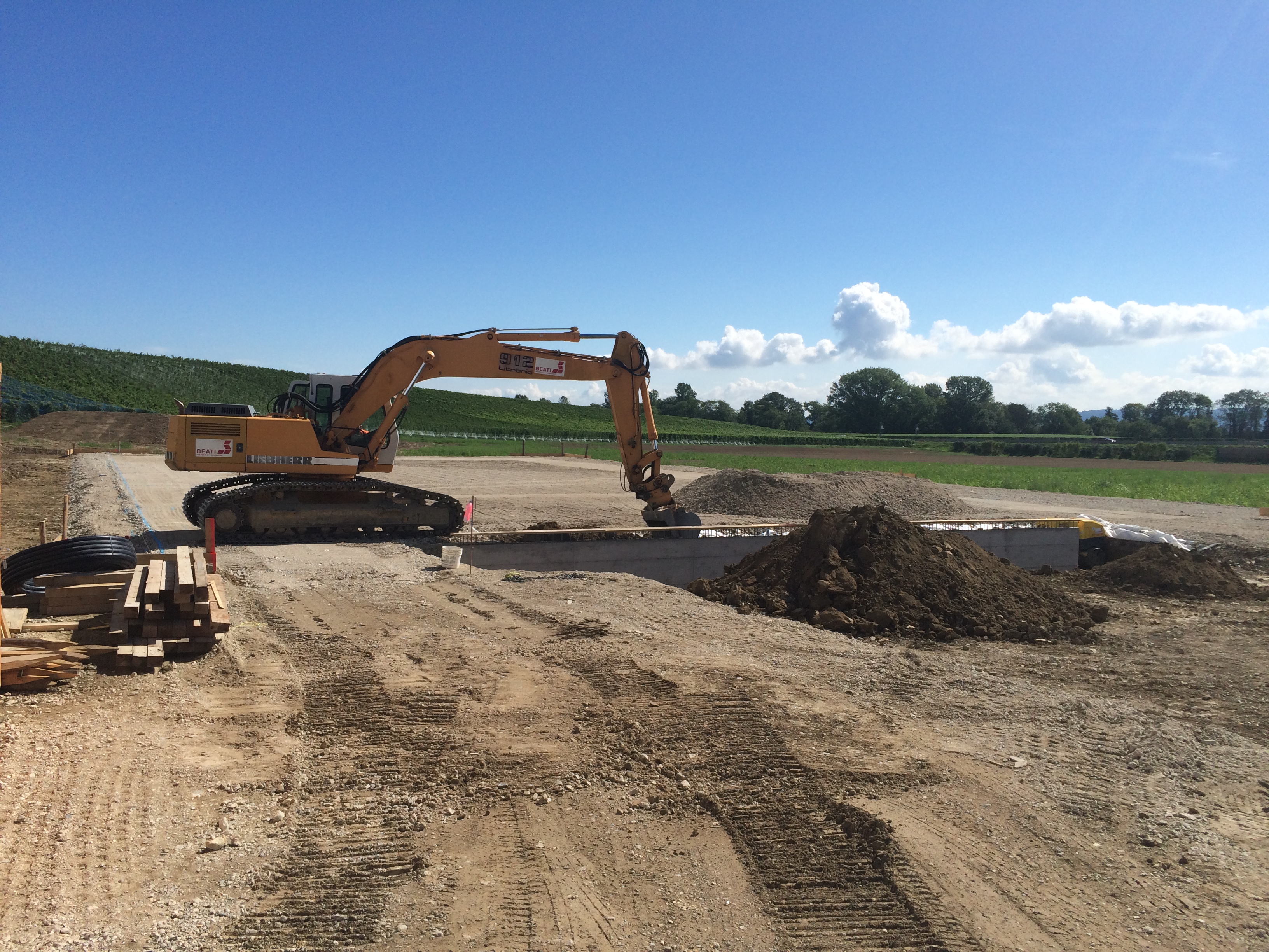 Construction halle industrielle BEATI FRERES SA GRANDSON